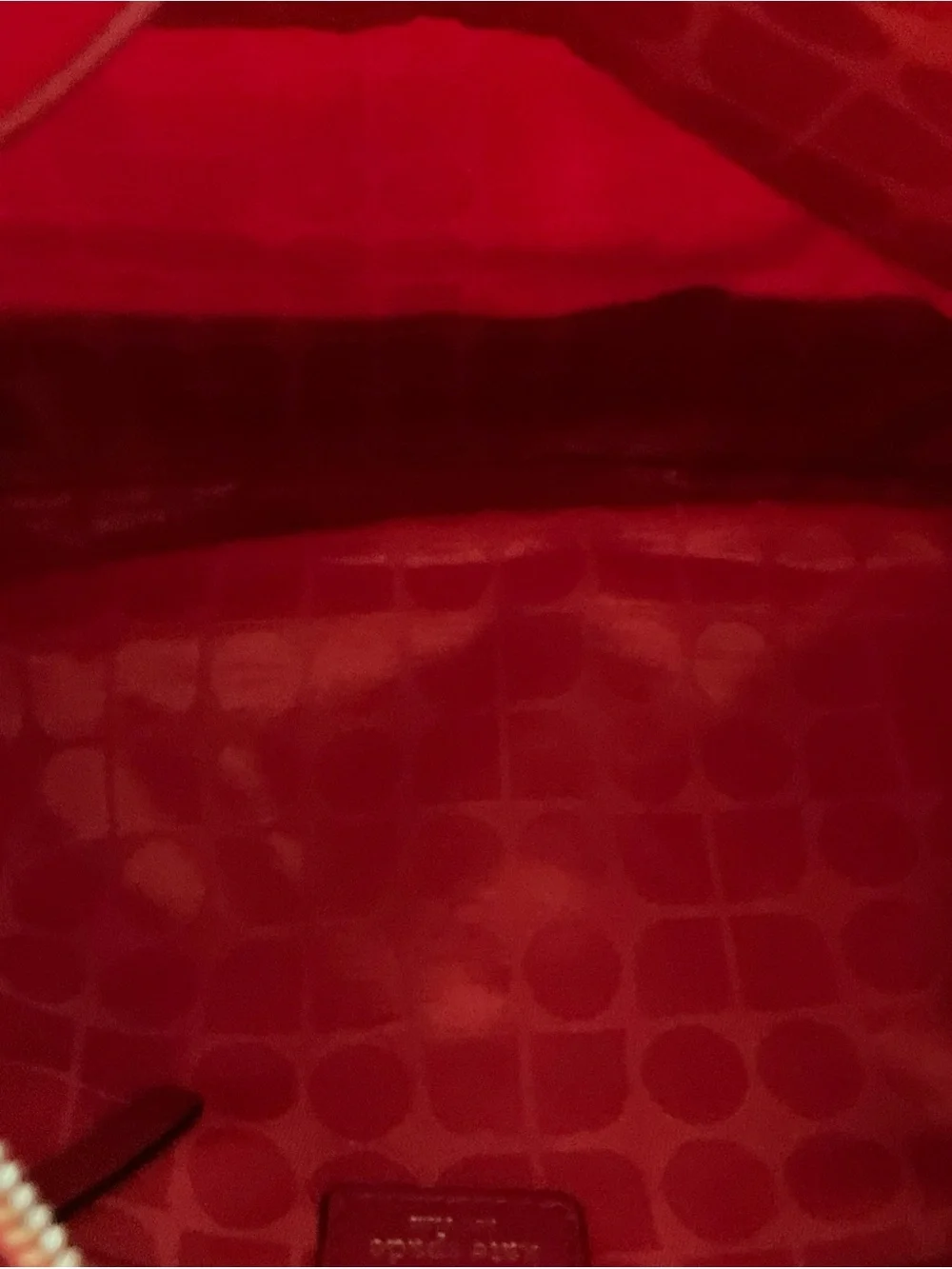 kate spade Red Nylon Shoulder Hobo Bag